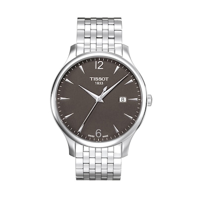 Men's Tissot Tradition Watch with Grey Dial (Model: T063.610.11.067.00)