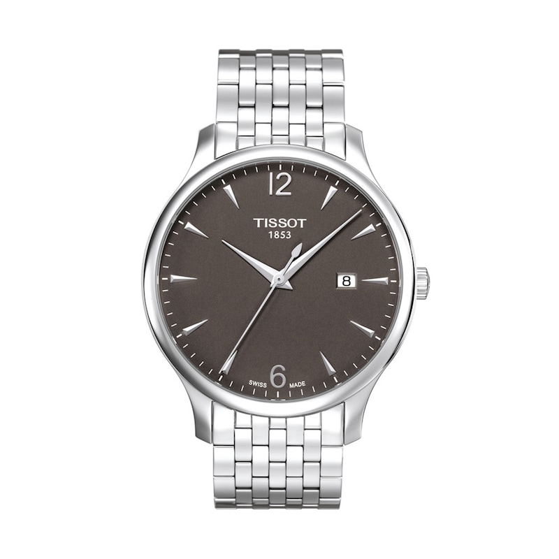 Men's Tissot Tradition Watch with Grey Dial (Model: T063.610.11.067.00)|Peoples Jewellers