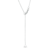 Thumbnail Image 2 of 1.58 CT. T.W. Certified Pear-Shaped Diamond Scallop Frame Pendant in 14K White Gold (I/I1)