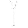 0.95 CT. T.W. Certified Emerald-Cut Diamond Octagonal Frame Drop Pendant in 14K White Gold (I/I1)