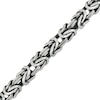 Vera Wang Men 7.0mm Oxidized Byzantine Chain Bracelet in Sterling Silver - 8.75"