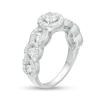 0.95 CT. T.W. Diamond Scallop Frame Engagement Ring in 10K White Gold