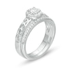 Thumbnail Image 2 of 0.45 CT. T.W. Diamond Frame Filigree Bridal Set in 10K White Gold