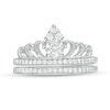 0.45 CT. T.W. Diamond Crown Bridal Set in 10K White Gold