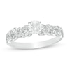 Thumbnail Image 0 of 0.29 CT. T.W. Diamond Paisley Engagement Ring in 10K White Gold