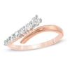 Thumbnail Image 0 of 0.37 CT. T.W. Diamond Open Wrap Ring in 10K Rose Gold