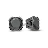 Thumbnail Image 0 of Vera Wang Men 1.95 CT. T.W. Black Diamond Solitaire Stud Earrings in Sterling Silver with Black Ruthenium