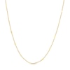 Thumbnail Image 0 of Made in Italy 025 Gauge Rolo Chain Cube Station Necklace in 14K Gold - 18"