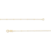 Thumbnail Image 2 of Made in Italy 025 Gauge Rolo Chain Cube Station Necklace in 14K Gold - 18"