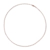 1.0mm Singapore Chain Necklace in Solid 10K Rose Gold - 18"