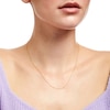 Thumbnail Image 1 of 1.0mm Singapore Chain Necklace in Solid 10K Rose Gold - 18"