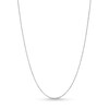 Thumbnail Image 1 of 0.85mm Diamond-Cut Wheat Chain Necklace in Solid 10K White Gold - 18&quot;