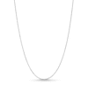 Thumbnail Image 1 of 0.85mm Diamond-Cut Wheat Chain Necklace in Solid 10K White Gold - 20&quot;