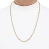Thumbnail Image 1 of 5.5mm Glitter Rope Chain Necklace in Hollow 14K Gold - 26"