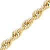 Thumbnail Image 2 of 5.5mm Glitter Rope Chain Necklace in Hollow 14K Gold - 26"