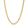 Thumbnail Image 0 of 035 Gauge Rope Chain Necklace in Hollow 10K Gold - 22"