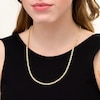 Thumbnail Image 1 of 035 Gauge Rope Chain Necklace in Hollow 10K Gold - 22"