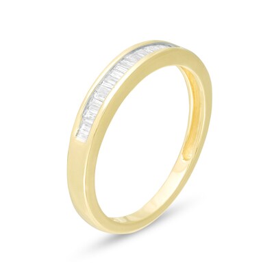 0.145 CT. T.W. Baguette Diamond Anniversary Band in 10K Gold