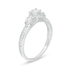 Thumbnail Image 3 of 0.23 CT. T.W. Diamond Past Present Future® Engagement Ring in 10K White Gold