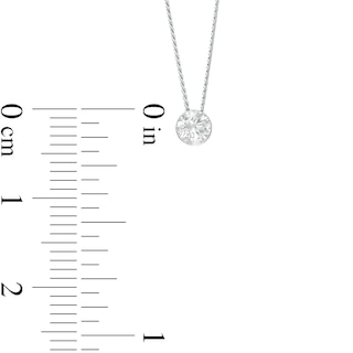 CT. Diamond Solitaire Pendant in 14K White Gold