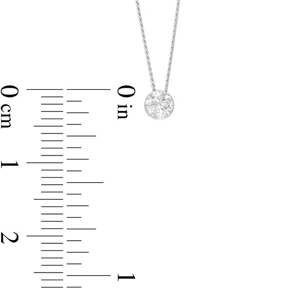 CT. Diamond Solitaire Pendant in 14K White Gold