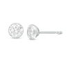 Thumbnail Image 1 of 0.15 CT. T.W. Diamond Solitaire Stud Earrings in 14K White Gold