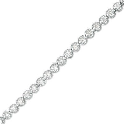 Marilyn Monroe™ Collection 1.95 CT. T.W. Diamond Tennis Bracelet in 10K White Gold