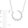 Marilyn Monroe™ Collection 0.40 CT. T.W. Diamond Scatter Necklace in 10K White Gold