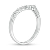 Thumbnail Image 2 of 0.29 CT. T.W. Diamond Chevron Ring in Sterling Silver