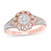 Thumbnail Image 0 of 0.23 CT. T.W. Composite Diamond Vintage-Style Ring in 10K Rose Gold