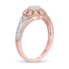 Thumbnail Image 2 of 0.23 CT. T.W. Composite Diamond Vintage-Style Ring in 10K Rose Gold