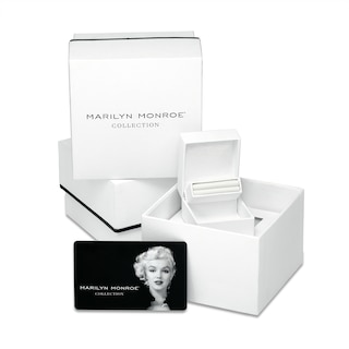 Marilyn Monroe™ Collection 0.69 CT. T.W. Diamond Hexagonal Frame Art Deco Engagement Ring in 14K White Gold