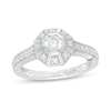 Marilyn Monroe™ Collection 0.45 CT. T.W. Diamond Octagonal Frame Art Deco Engagement Ring in 14K White Gold