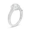 Marilyn Monroe™ Collection 0.45 CT. T.W. Diamond Octagonal Frame Art Deco Engagement Ring in 14K White Gold