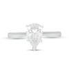 Thumbnail Image 3 of 1.00 CT. Certified Pear-Shaped Diamond Solitaire Engagement Ring in 14K White Gold (K/I3)