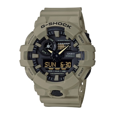 Men's Casio G-Shock Classic Brown Resin Strap Watch with Black Dial (Model: GA700UC-5A)