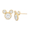 Thumbnail Image 0 of Child's 5.5mm Cubic Zirconia ©Disney Mickey Mouse Stud Earrings in 10K Gold