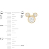 Thumbnail Image 1 of Child's 5.5mm Cubic Zirconia ©Disney Mickey Mouse Stud Earrings in 10K Gold