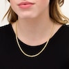 Thumbnail Image 1 of 3.15mm Franco Snake Chain Necklace in Hollow 10K Gold - 20"
