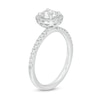 Thumbnail Image 2 of Emmy London 1.00 CT. T.W. Certified Diamond Frame Engagement Ring in 18K White Gold (F/VS2)