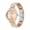 Ladies' Movado Bold® Evolution Crystal Accent Rose-Tone Watch (Model: 3600650)