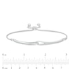 Love + Be Loved Loop Bolo Bracelet in Sterling Silver - 9.5"