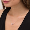 Love + Be Loved Amethyst Loop Necklace in Sterling Silver