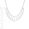 Marilyn Monroe™ Collection 1.45 CT. T.W. Diamond Dangle Necklace in 10K White Gold