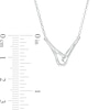 Love + Be Loved Loop Necklace in Sterling Silver