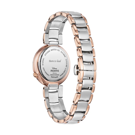 Ladies' Citizen Eco-Drive® Disney Frozen 2 Anna Diamond Accent Watch with Grey Mother-of-Pearl Dial (Model: EM0586-51Y)