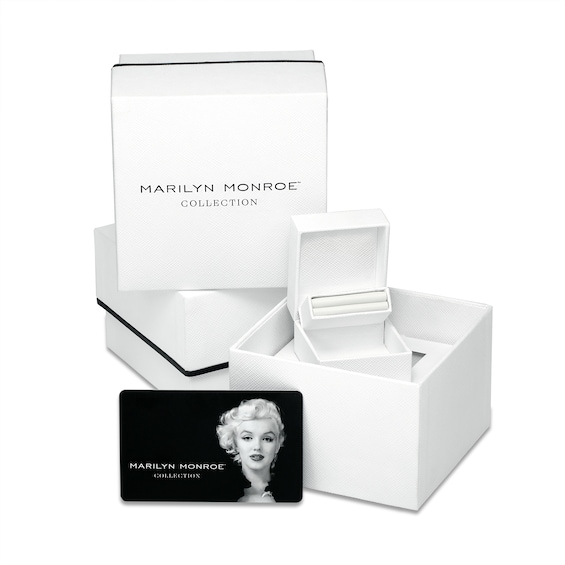 Marilyn Monroe™ Collection 0.95 CT. T.W. Diamond Hexagonal Frame Art Deco Engagement Ring in 14K White Gold