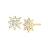 Thumbnail Image 0 of Diamond Accent Starburst Stud Earrings in 10K Gold
