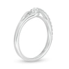 Thumbnail Image 3 of Love + Be Loved 0.25 CT. T.W. Diamond Loop Ring in 10K White Gold