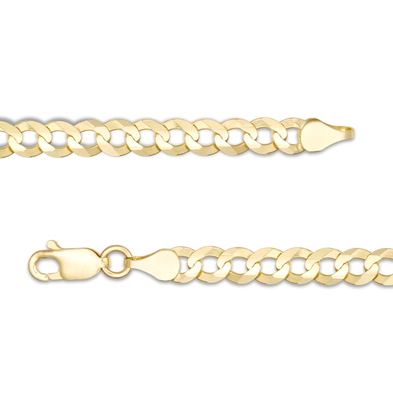 4.7mm Curb Chain Bracelet and Necklace Set in 10K Gold